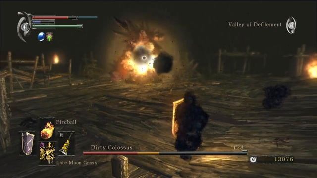 Demon's souls. 14. Босс Dirty Colossus