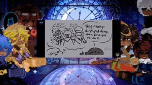 sans aus react to if blue joined the bad guys  (part 1)