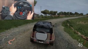 Land Rover Defender 2020 - Forza Horizon 5 - Logitech g29 gameplay (Steering Wheel + Shifter)