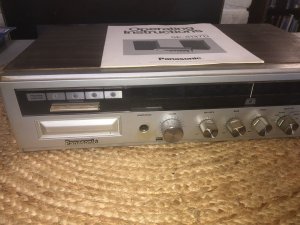 Винтажный  Panasonic Stereo Record SE 8147 с 8-дорожечной схемой мультиплексирования-Корея-70-Х