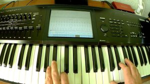 CC Catch  -  I can loose my heart tonight  -  как играть на синтезаторе , аккорды, Korg Kronos 2