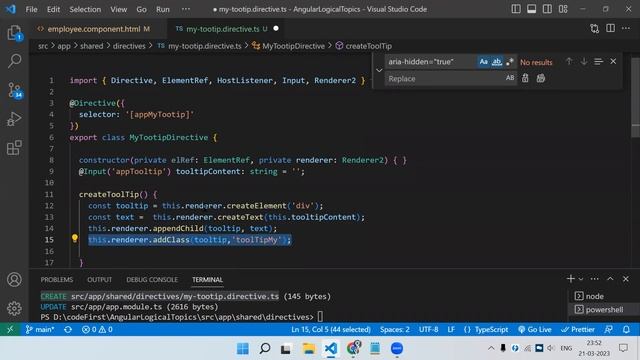 How to create custom directive in Angular | Tooltip Directive | Angular | Angular Tutorials | Part