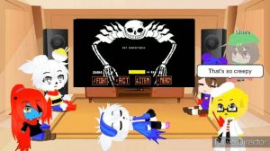 Undertale react to Ultra Sans