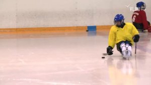 VL ru   Следж хоккей Тренировка Приморской команды