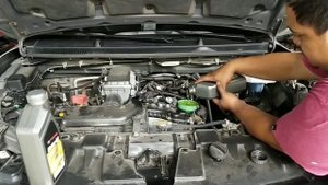 Change oil Toyota Rush and carwash ?????????