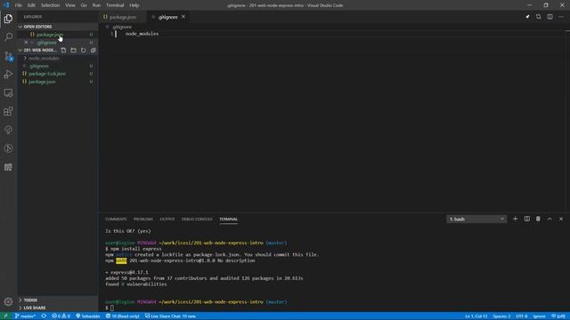 201 - Web - Node intro ExpressJS - Parte 1 – смотреть онлайн видео от ...
