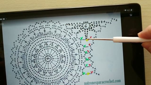 Теория. Круглый мотив крючком.Как соединять мотивы. смотреть онлайн