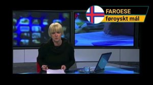 Føroyskt Mál - Фарерский язык (образец)