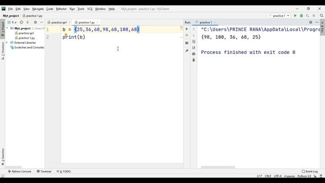 #7 what is set in python, Set operation with example Hindi, python tutorial for beginners