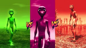 Blue Alien Dance VS Orange Alien Dance VS Green Patila
