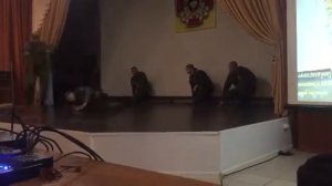 Показуха рукопашного боя ДССТ рота охраны