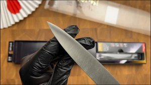 Seki Magoroku EdgeST Нож кухонный Янагиба 240/385 мм Молибден-ванадиевая сталь [AK-1106]