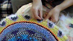 Рукоделие  )Коврики из лоскутков  ткани )