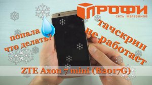 Попала вода, не работает тачскрин ZTE Axon 7 mini (B2017G). Разборка и ремонт. Профи.