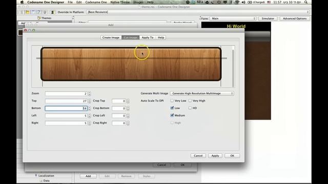 9-Piece image border in Codename One смотреть онлайн