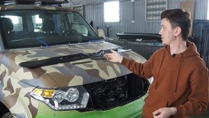 Воздухозаборник УАЗ Патриот. Усиленный штатный бампер.