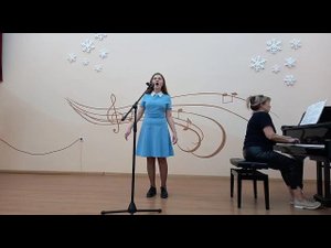 Бабкина Анна муз. и сл. Т.Бурковой "Милый край" ДМШ Барабинского района