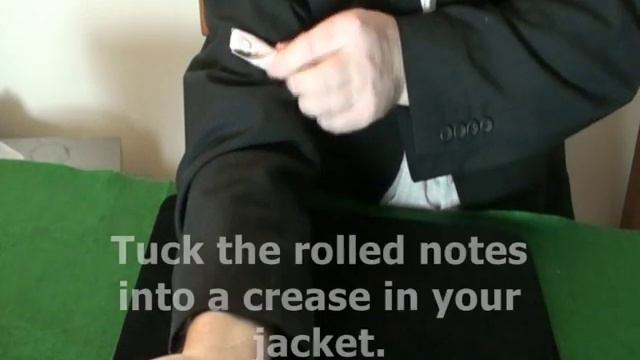 Magic Money Fountain Trick - Money Flies Out From Your Finger Tips смотреть онлайн