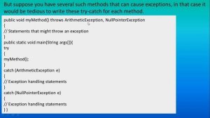 Throws clause in JAVA,#87