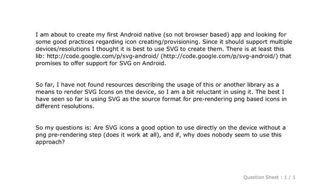 Android : What are best practices for using SVG icons on Android? смотреть онлайн
