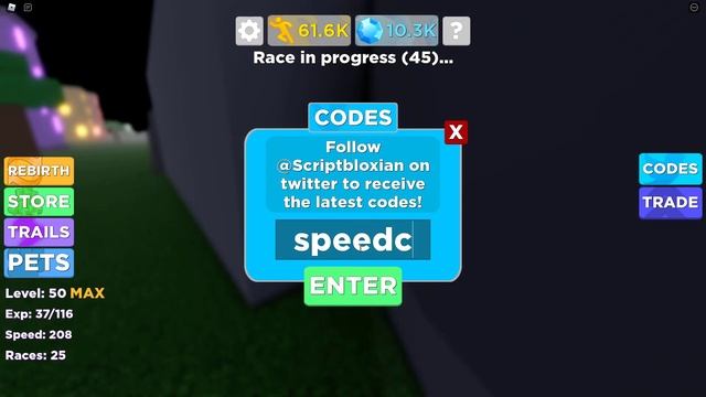 ?OMG WINNERS? NEW LEGENDS OF SPEED CODES! Roblox Legends Of Speed смотреть онлайн