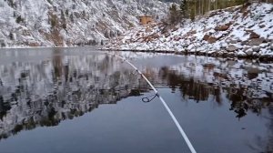 Рыбалка- спиннинг из нахлыстовых полых стеклянных бланков с Али для мормышинга. Окуни и мормомуха.