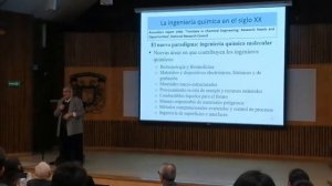 Conferencia del Dr. Enrique Bazúa en la Facultad de Química, UNAM