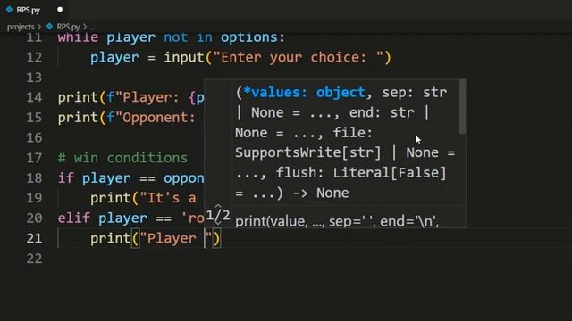 Create a Game In 10 Minutes Using Python | Rock, Paper, Scissors | Python Tutorial