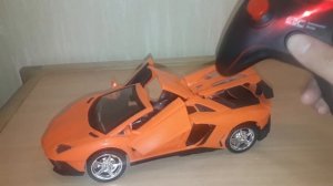 Обзор гоночная машинка на радиоуправлении Модель 1:18.