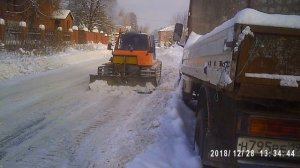 самодельный гусеничный вездеход с отвалом для чистки снега