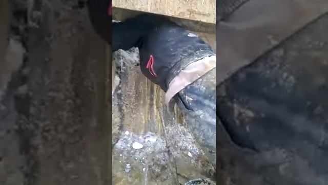 Отвод грунтовых ввод,способом Инъекции полиуретановой смолой, при любых погодных условиях 1 смотреть онлайн