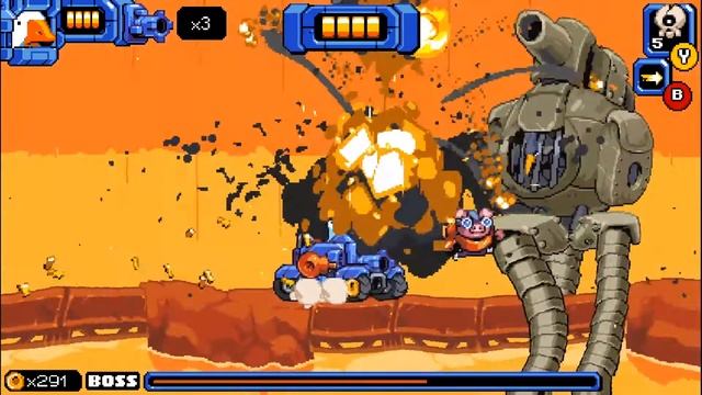 Mighty Goose или это всё таки Metal Slug? LoolzyFun обзор на крутой Run`n`Gun. смотреть онлайн