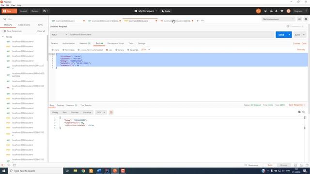 Java Web applications - REST API create and delete methods with Postman смотреть онлайн