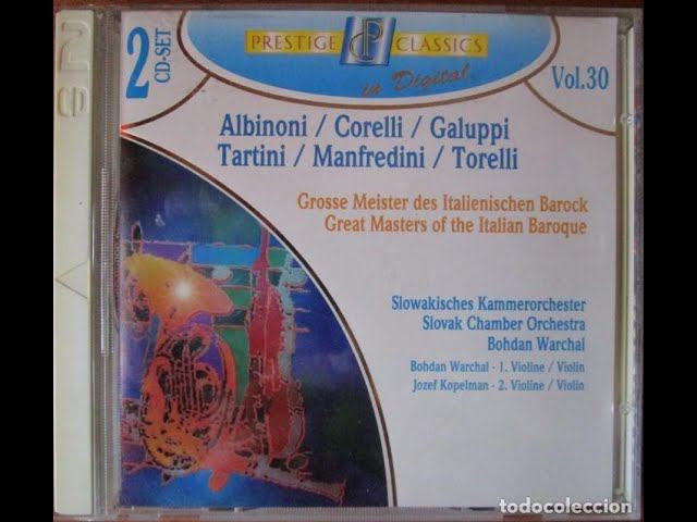 Great Masters of the Italian Baroque (Albinoni, Corelli, Manfredini) CD1 смотреть онлайн