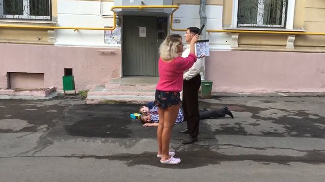 Съёмки для первого канала
