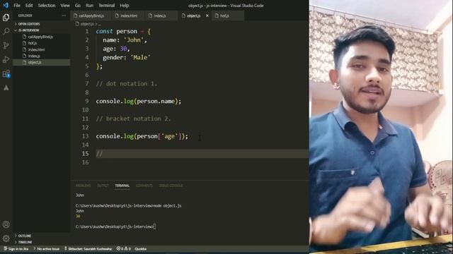 Javascript Objects || interviewers asked questions about object || javascript interview questions