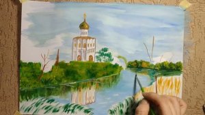 Храмы православного мира. Храм Покрова на Нерли. Как нарисовать храм на Нерли.