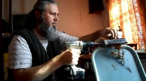 №97 Табак  Малая механизация  Привод на табакорезку из шуруповёта
