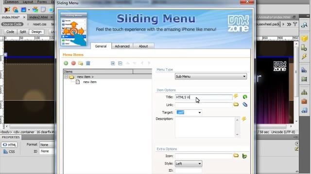 Sliding Catalog with HTML5 Video Player