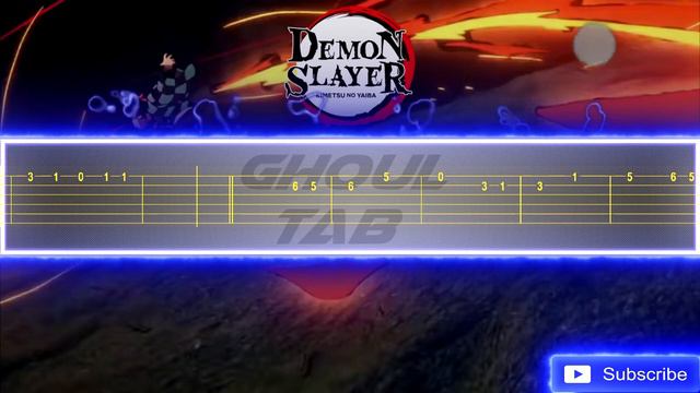 Kamado Tanjiro no Uta - Kimetsu no Yaiba EP 19 Ending Full (Guitar Tab 譜 Tutorial) смотреть онлайн