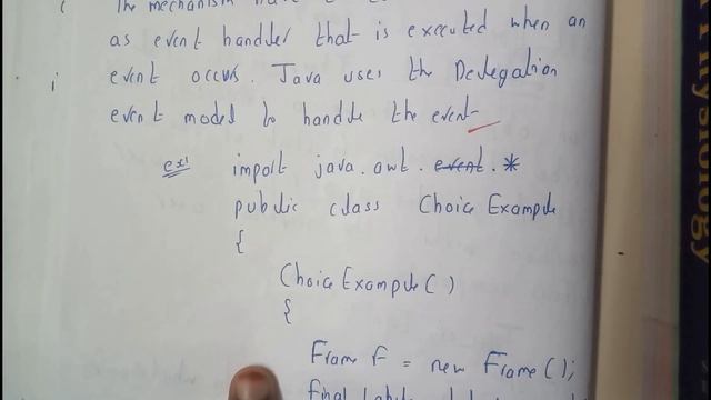 24 Event handling in JAVA смотреть онлайн