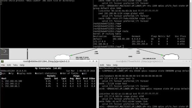Routing between Docker containers using your GNS3 topology смотреть онлайн
