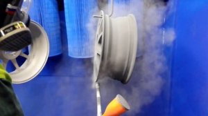 Порошковая окраска автомобильных дисков