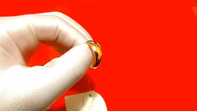 Гладкое обручальное кольцо из золочёного серебра Sokolov 93110012