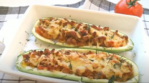 ОЧЕНЬ СОЧНЫЕ 😋ЗАПЕЧЕННЫЕ КАБАЧКИ С ФАРШЕМ 😋В духовке