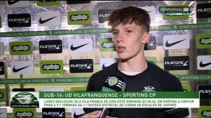 Declarações de KONSTANTIN NIKITENKO (Sporting Sub-16).