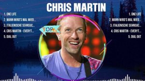 Chris Martin Greatest Hits 2024 - Pop Music Mix - Top 10 Hits Of All Time