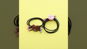 Комплект резинок для волос детский Ziranpai / EL-029_U