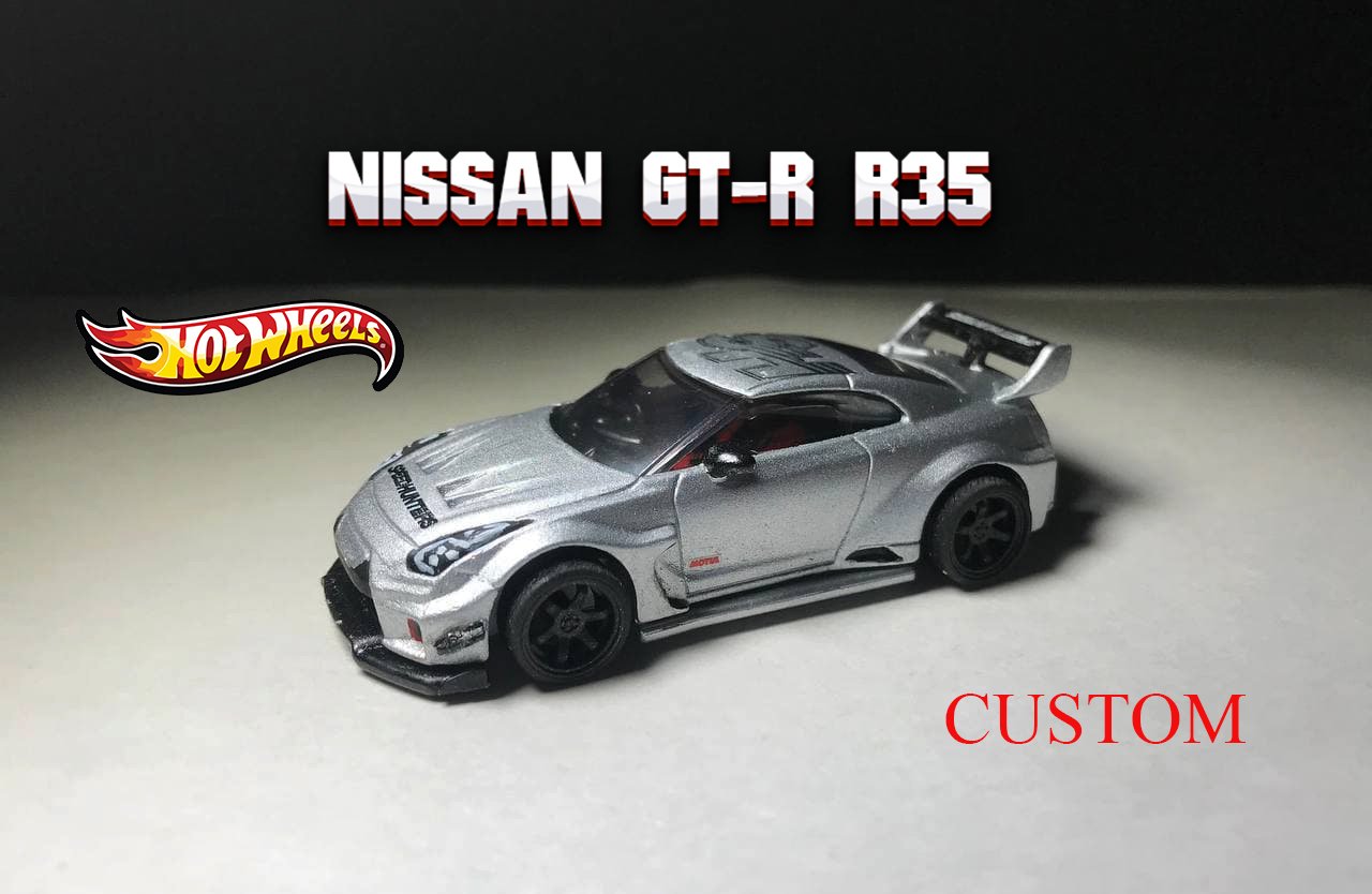 custom hot wheels nissan gtr