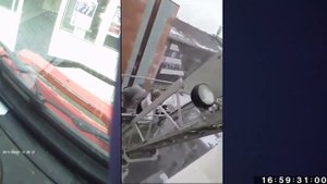 Эвакуация с крыши Зимней вишни (совмещение видео очевидцев)